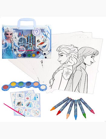 Frozen conjunto de desenho com quadro-negro, 40 peças