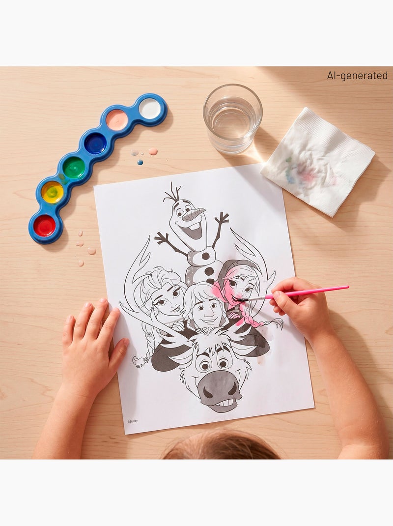 Frozen conjunto de desenho com quadro-negro, 40 peças N/D - Kiabi