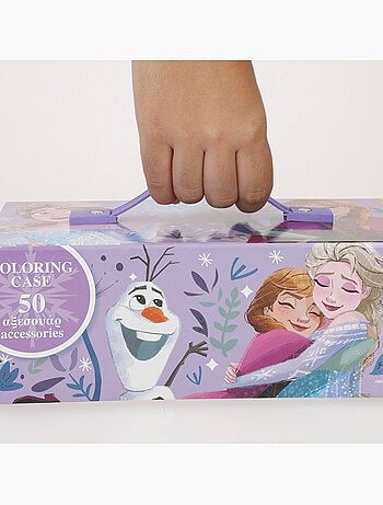 Frozen conjunto de desenho em formato de pasta, com 50 peças