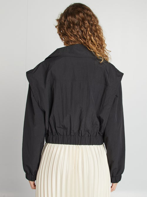 Gabardina curta - corte cropped - Kiabi