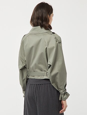 Gabardina curta