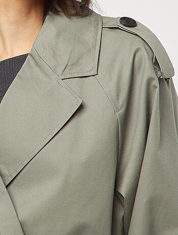 Gabardina curta