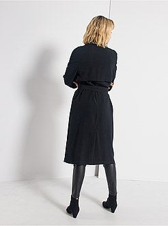 Gabardina fluida e comprida - Kiabi