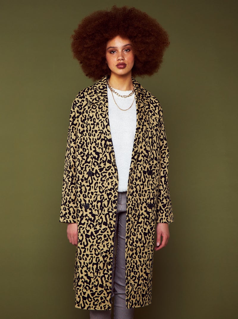 Gabardina leopardo BEGE - Kiabi