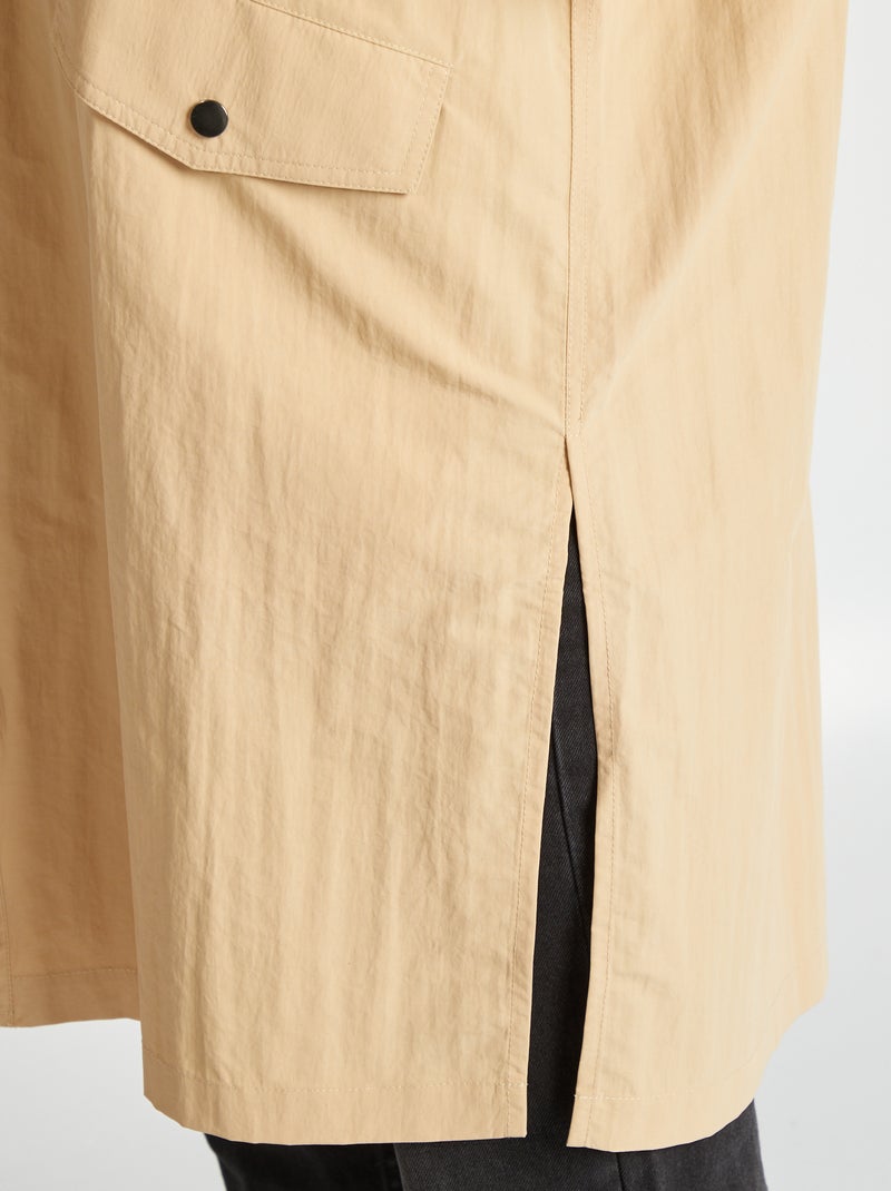 Gabardina oversize 2 em 1 BEGE - Kiabi