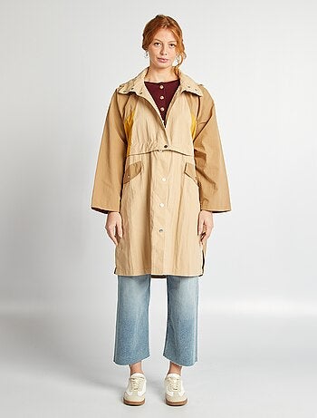 Gabardina oversize 2 em 1
