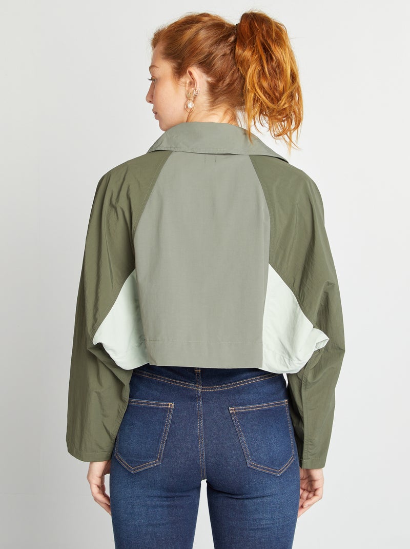 Gabardina oversize 2 em 1 CAQUI - Kiabi