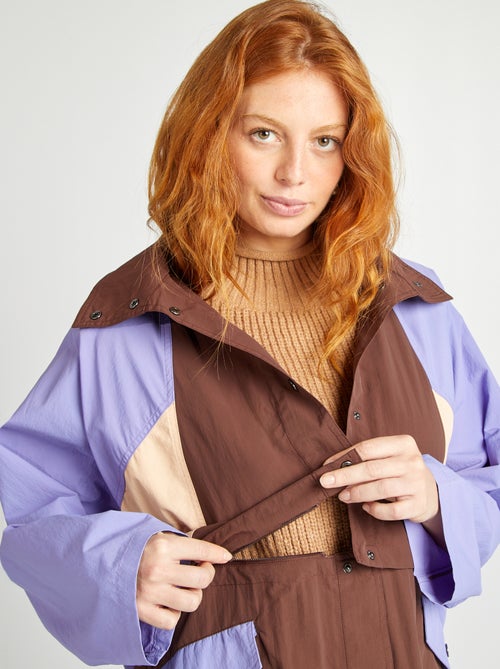 Gabardina oversize 2 em 1 - Kiabi