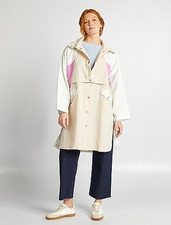 Gabardina oversize 2 em 1