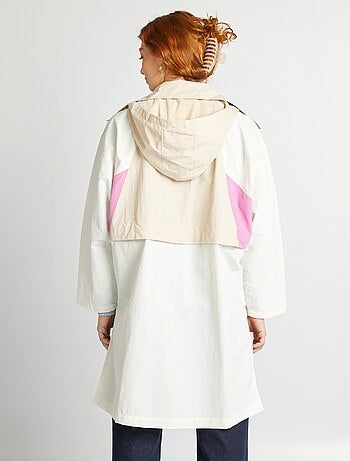 Gabardina oversize 2 em 1