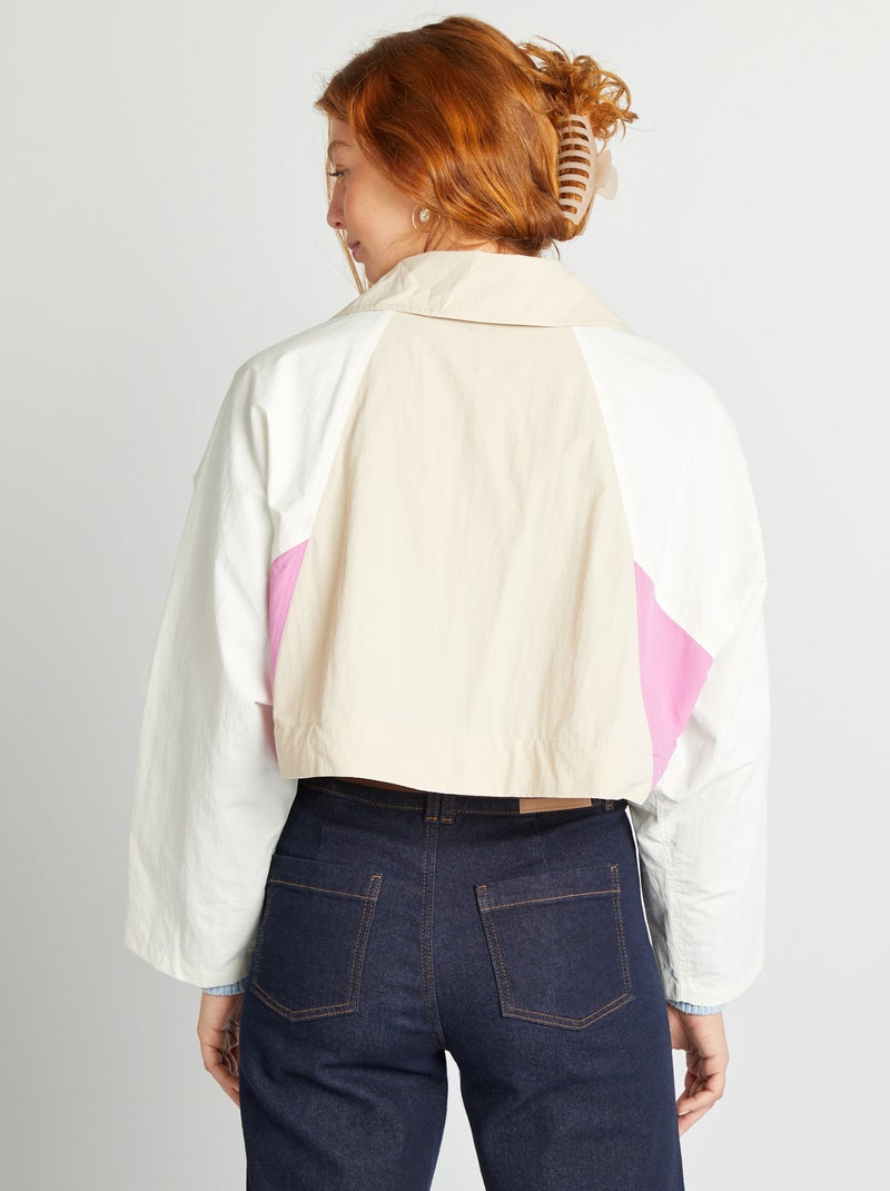 Gabardina oversize 2 em 1 ROSA - Kiabi