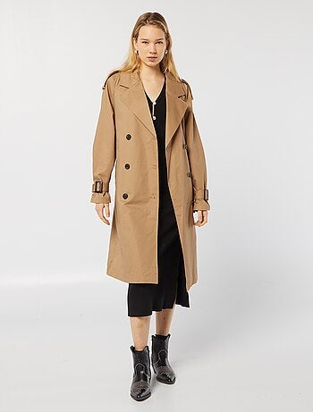Gabardina semi-comprida