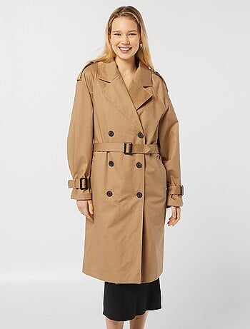 Gabardina semi-comprida