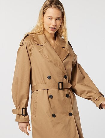 Gabardina semi-comprida