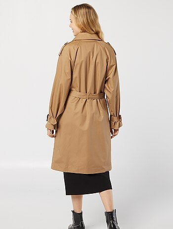 Gabardina semi-comprida