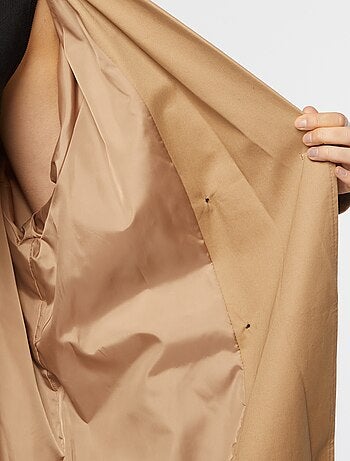 Gabardina semi-comprida