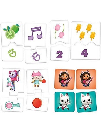 Gabby's dollhouse jogos de mesa 10 em 1
