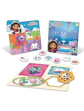 Gabby's dollhouse jogos de mesa 10 em 1