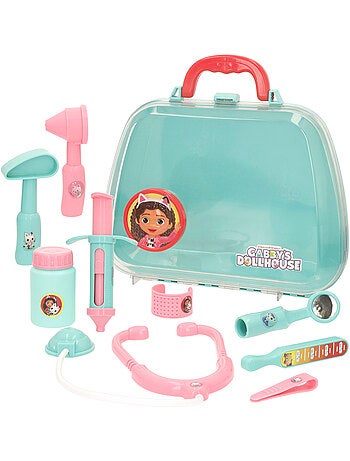 Gabby's dollhouse tapete médico com acessórios