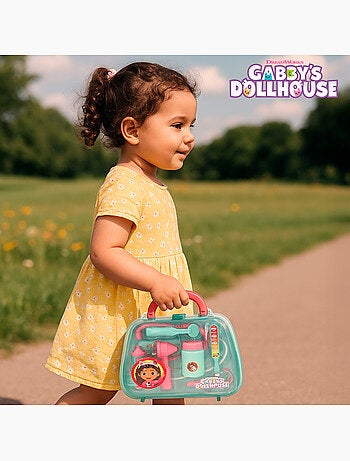 Gabby's dollhouse tapete médico com acessórios