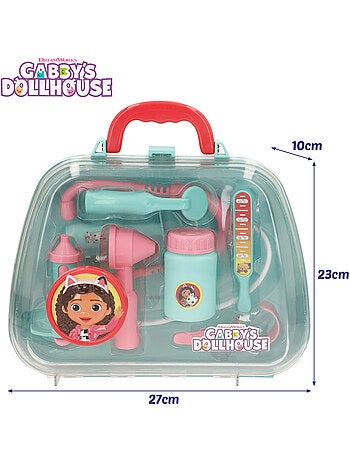 Gabby's dollhouse tapete médico com acessórios