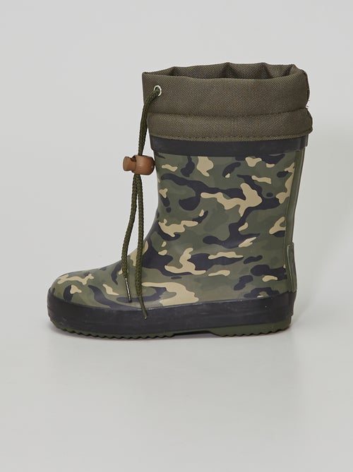 Galochas 'camuflagem' - Kiabi