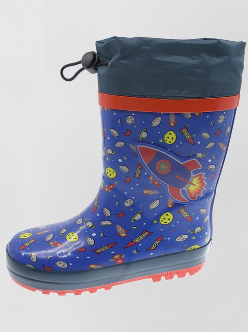 Galochas com estampado de fantasia - Kiabi