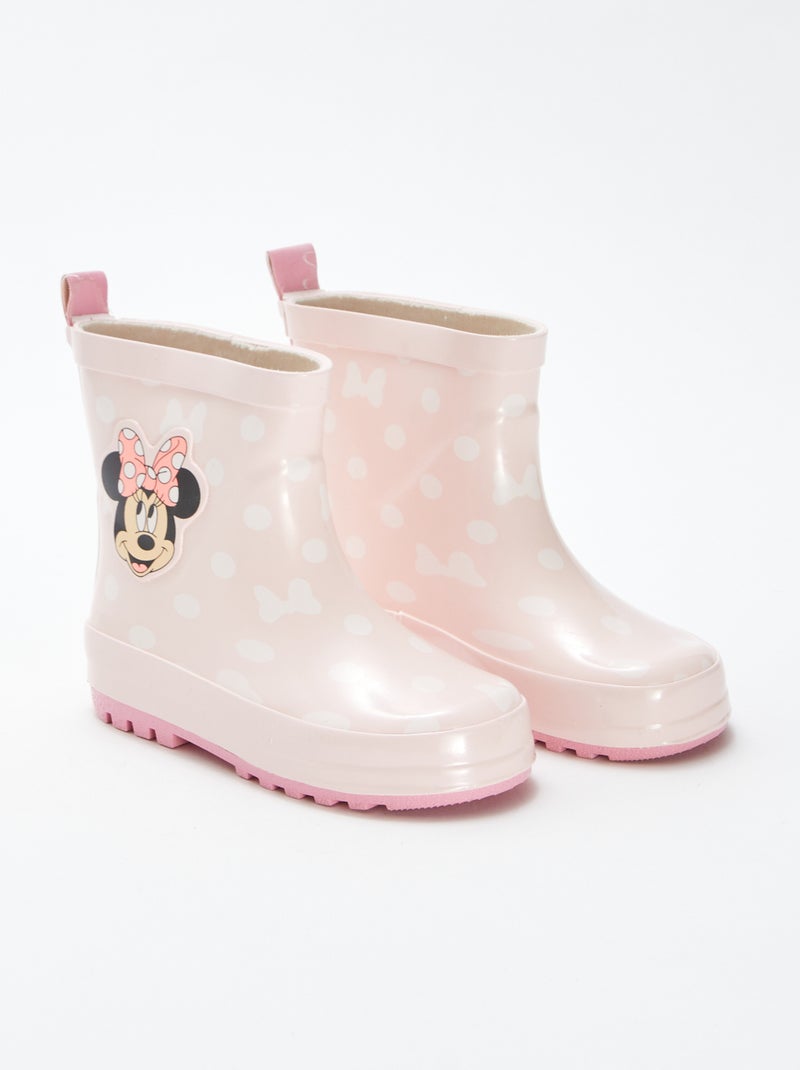 Galochas com flores 'Minnie' da 'Disney' Rosa - Kiabi