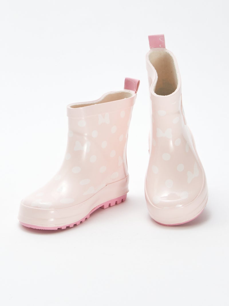 Galochas com flores 'Minnie' da 'Disney' Rosa - Kiabi