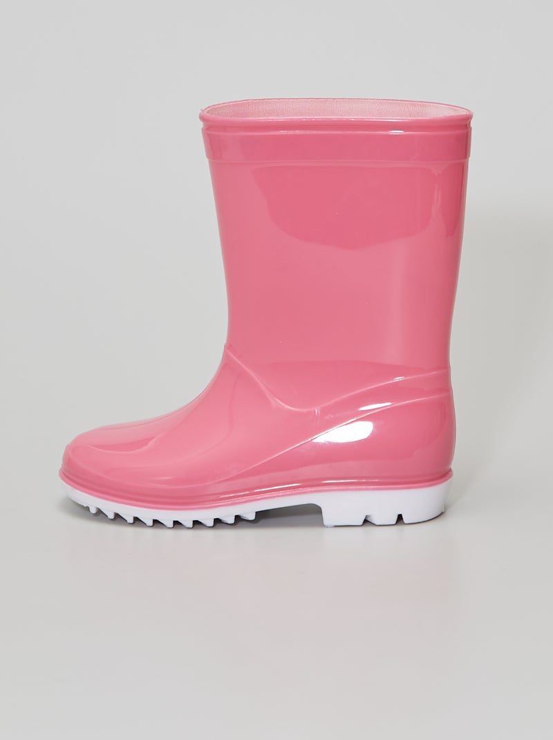 Galochas de borracha Rosa - Kiabi