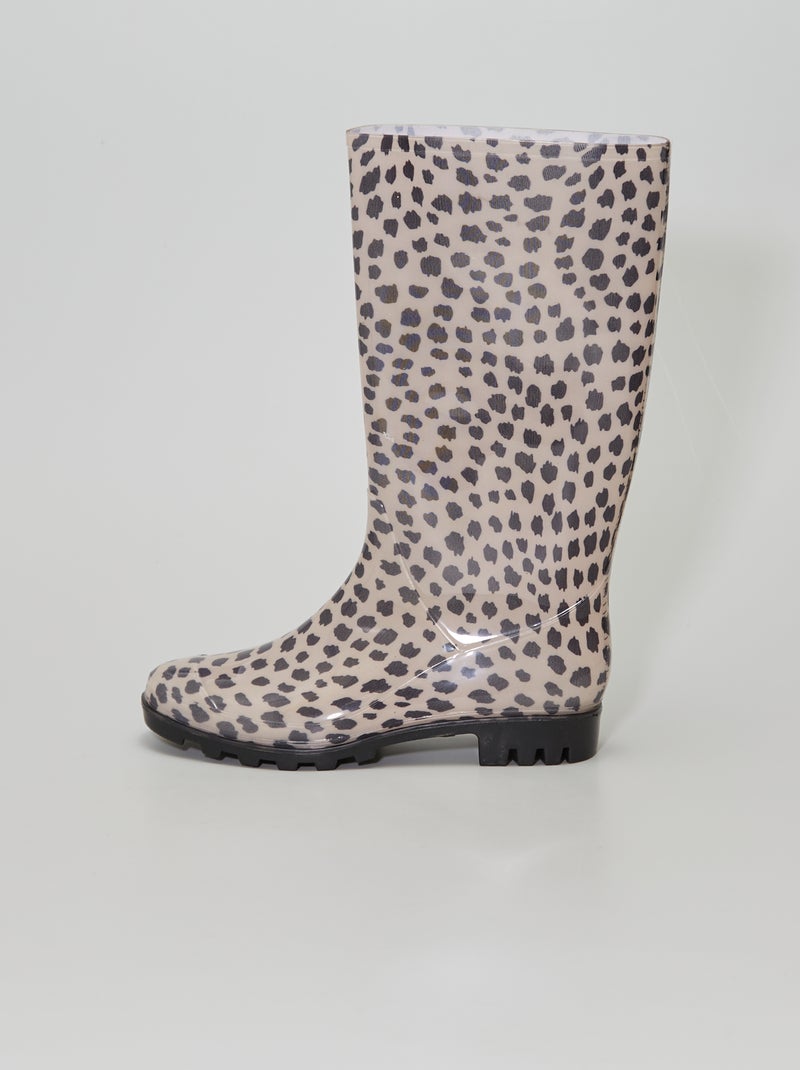 Galochas estampadas Branco - Kiabi