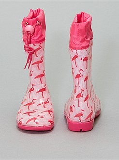 Galochas 'flamingo cor-de-rosa' - Kiabi