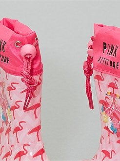 Galochas 'flamingo cor-de-rosa' - Kiabi