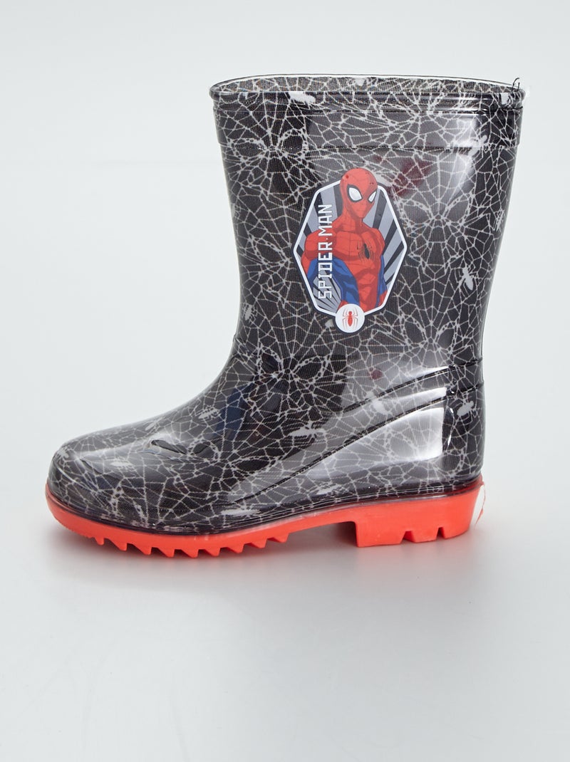 Galochas 'Homem Aranha' PRETO - Kiabi