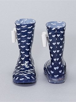 Galochas luminosas impermeáveis de borracha - Kiabi