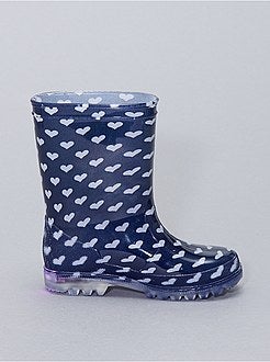 Galochas luminosas impermeáveis de borracha - Kiabi