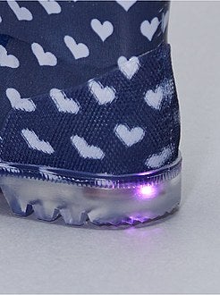 Galochas luminosas impermeáveis de borracha - Kiabi