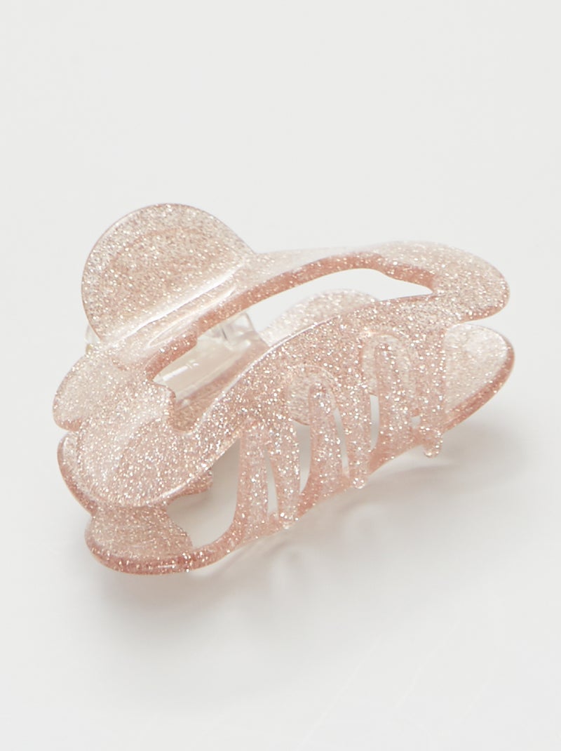 Gancho crocodilo com brilhantes ROSA - Kiabi