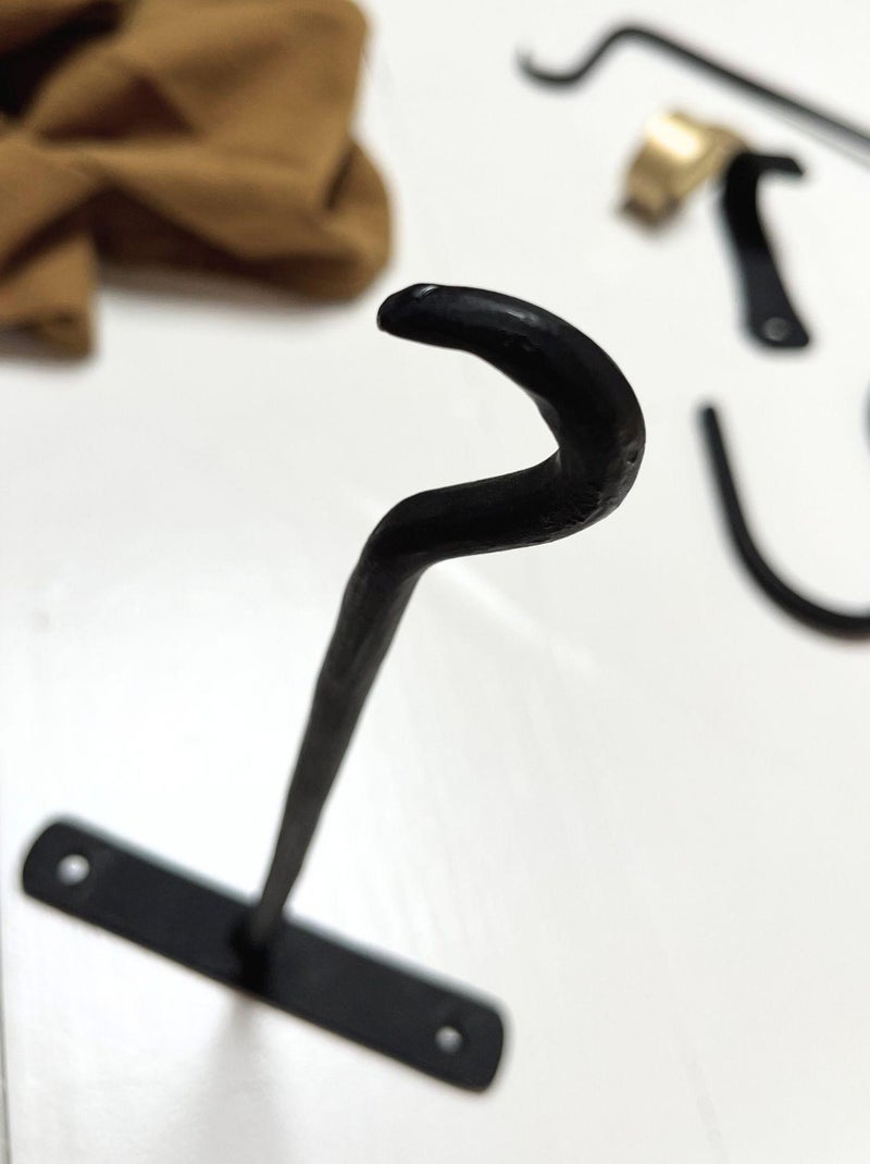 Gancho para casaco suporte para luminária ou planta vertical Preto - Kiabi