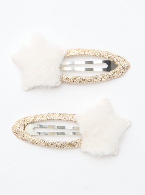 Ganchos de cabelo jacaré 'estrela' - Kiabi