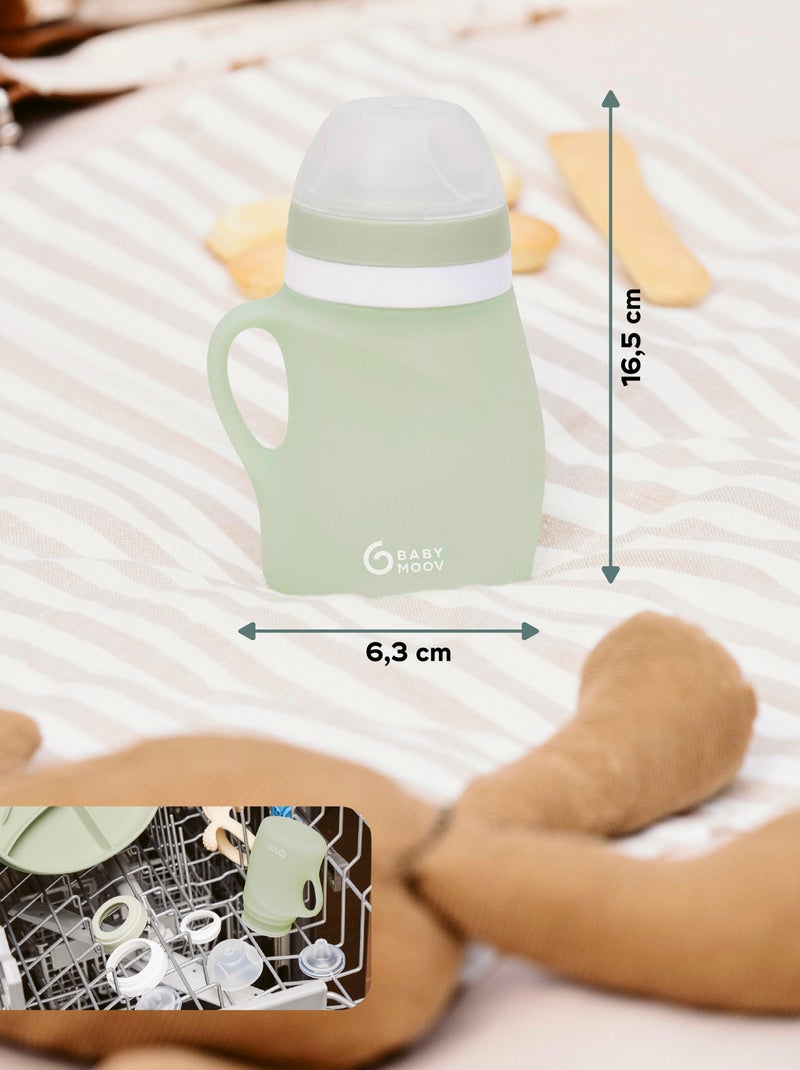 Garrafa 150 ml em silicone 'Babymoov' Verde - Kiabi