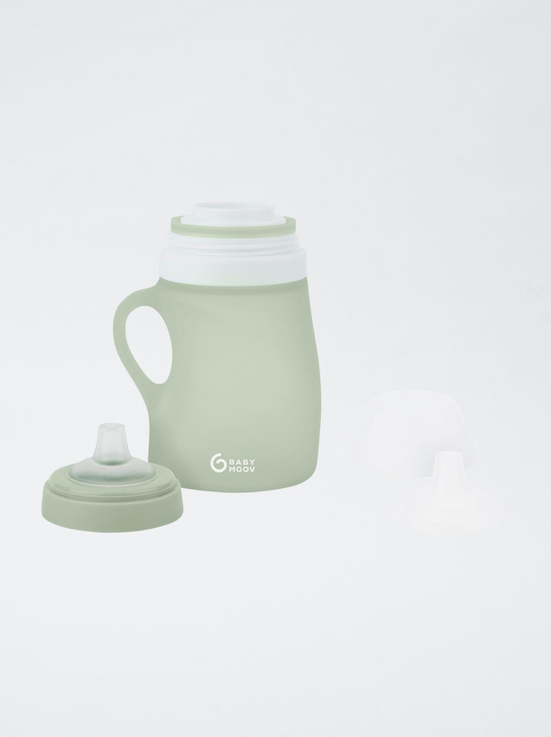 Garrafa 150 ml em silicone 'Babymoov' Verde - Kiabi