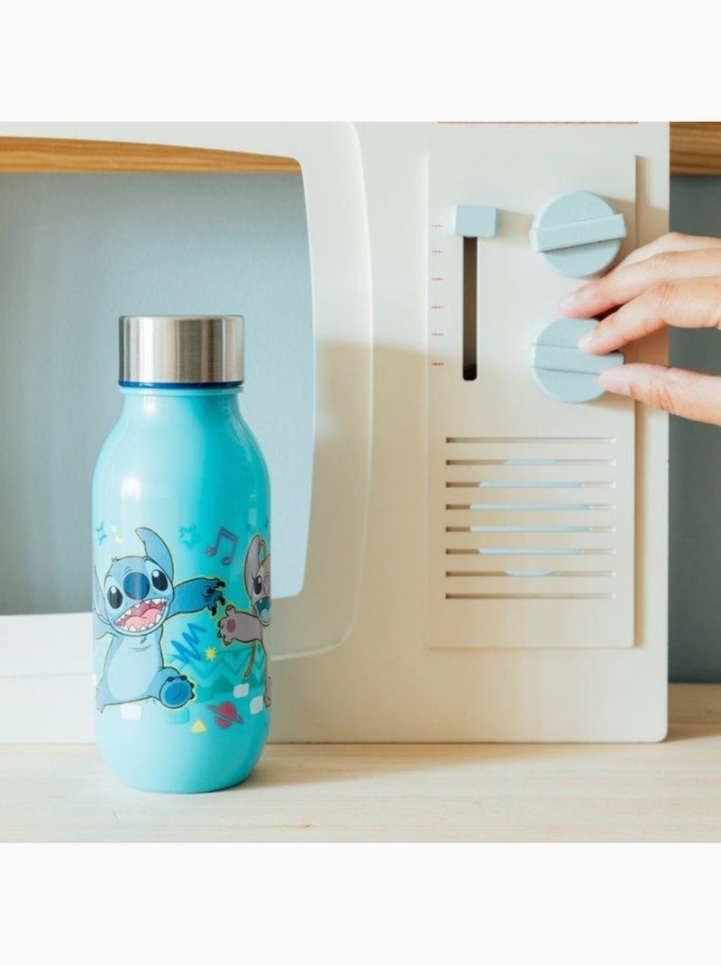 Garrafa água infantil disney lilo & stitch 430 ml com tampa rosca Azul - Kiabi