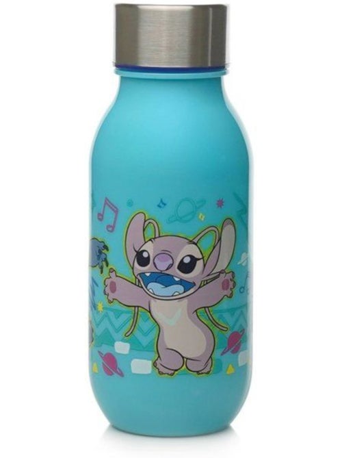 Garrafa água infantil disney lilo & stitch 430 ml com tampa rosca - Kiabi