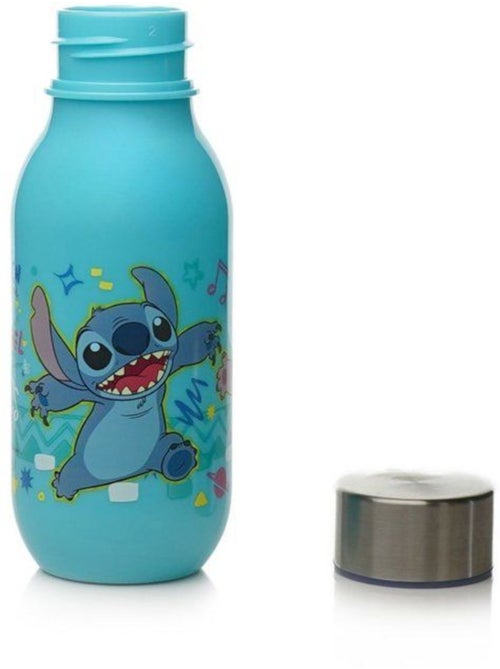 Garrafa água infantil disney lilo & stitch 430 ml com tampa rosca - Kiabi