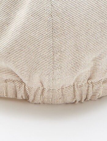 Gavroche de algodão e linho