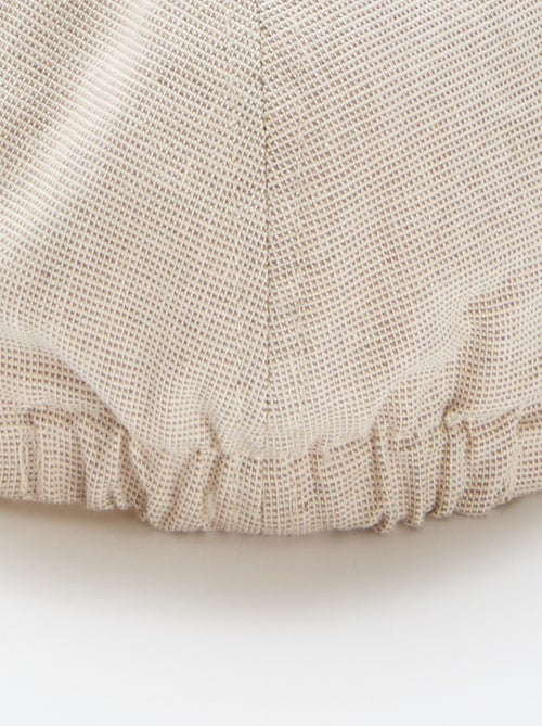 Gavroche de algodão e linho - Kiabi