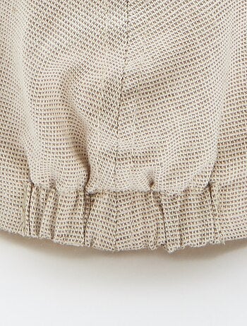 Gavroche em algodão e linho liso