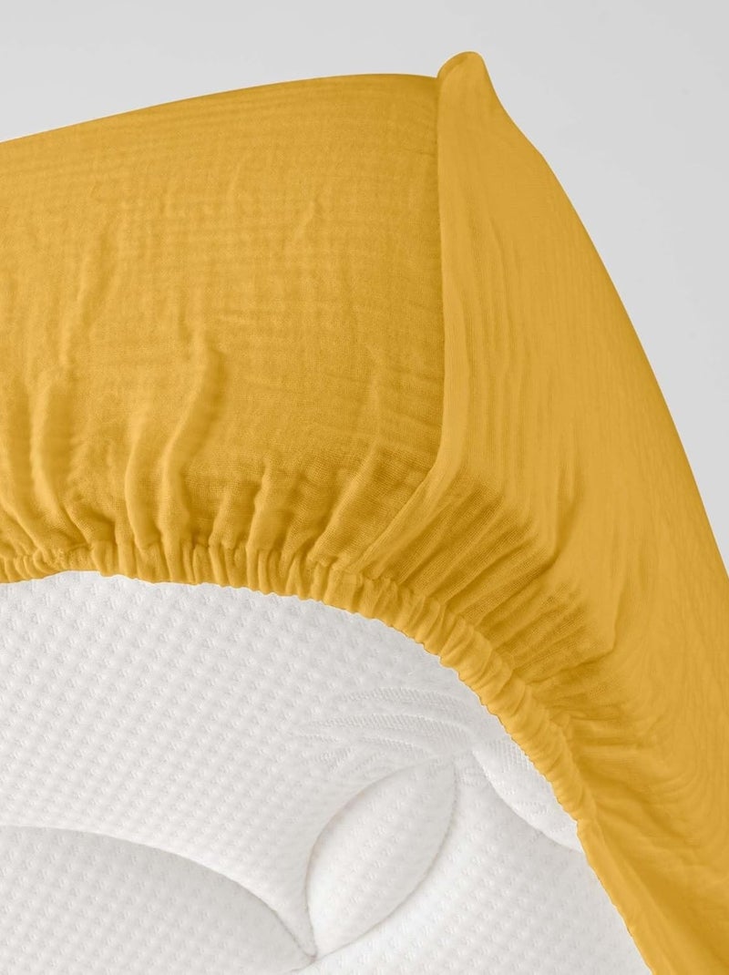 Gaze de algodão alia promo linge Amarelo - Kiabi