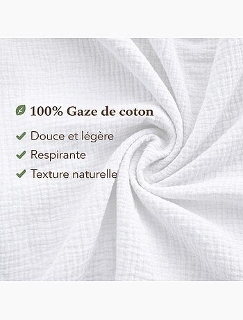 Gaze de algodão alia promo linge